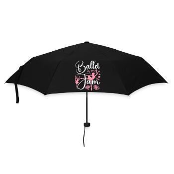 Ballet Dancer Dance Girl Ballerina - Regenschirm (klein) - Schwarz - Vorne