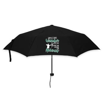 Nicht alle, die wandern, sind verloren Einige such - Regenschirm (klein) - Schwarz - Vorne
