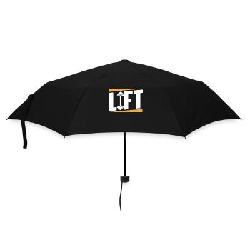 Lift Workout Gym Gewichtheber Gewichtheben - Regenschirm (klein) - Schwarz - Vorne