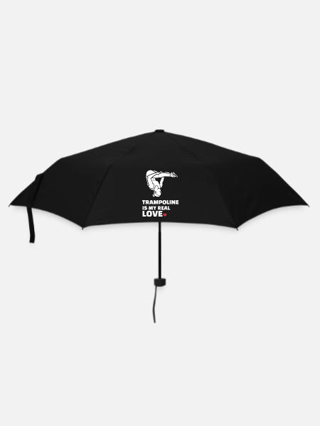 Ich Liebe Trampolin - Regenschirm (klein) - Schwarz