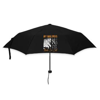 Belgian Malinois My Malinois Thinks I'm Cool Pet - Umbrella (small) - black - Front