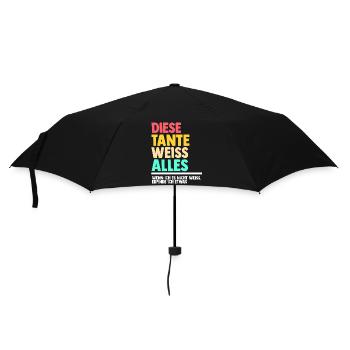 Marraine Tante - Parapluie standard - noir - Devant