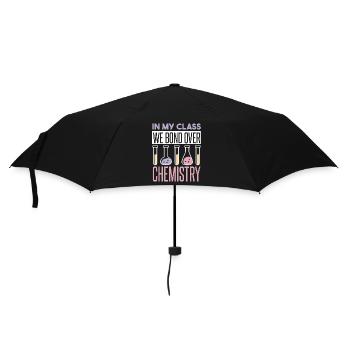 In meiner Klasse verbinden wir uns über Chemie - Regenschirm (klein) - Schwarz - Vorne
