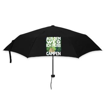 Outdoor Survival Aus dem Weg Campen Zelten Wald - Regenschirm (klein) - Schwarz - Vorne