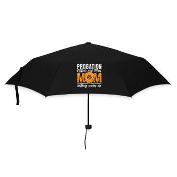 Probation Officer And Mom Police Parole Officer - Umbrella (small) - black - Front