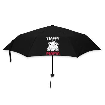 Dog Staffy Mama - Umbrella (small) - black - Front