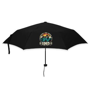 July 1965. Birthday gift July 1965. - Umbrella (small) - black - Front