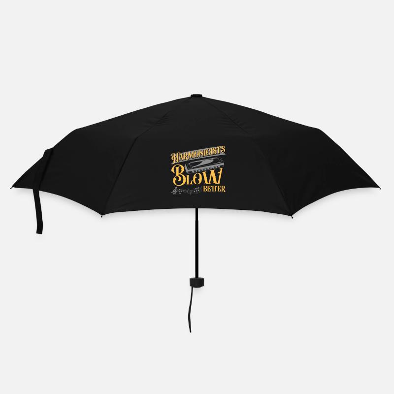 Harmonicists Blow Better Harmonica Player Gift - Umbrella (small) - black