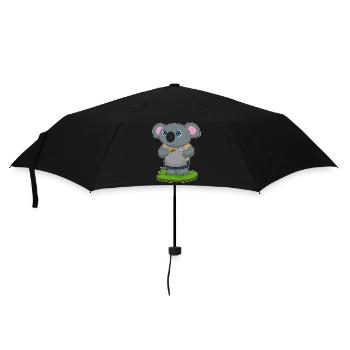 Koala Coiffeur Ciseaux Peigne - Parapluie standard - noir - Devant