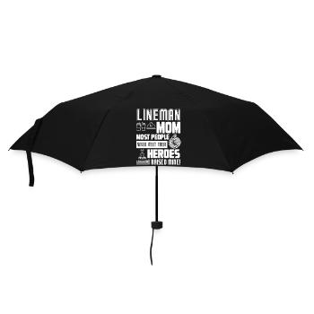 Lineman Lineman Mom - Umbrella (small) - black - Front