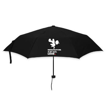 J’adore l’haltérophilie - Parapluie standard - noir - Devant