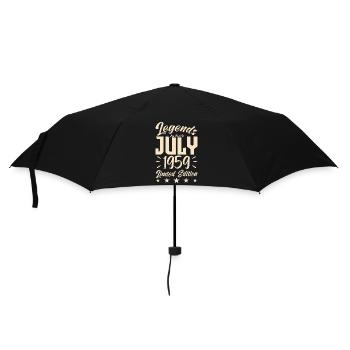 Naissance En Juillet 1959. Cadeau d'anniversaire. - Parapluie standard - noir - Devant