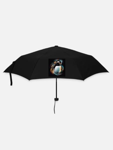 PINGUIN - Regenschirm (klein) - Schwarz
