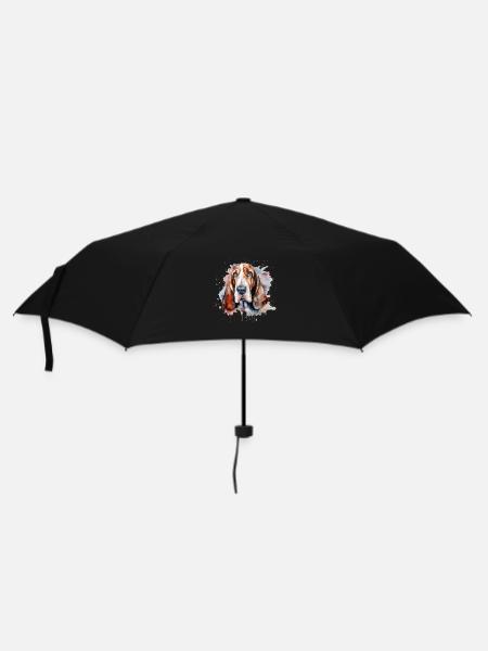 Basset Hound - Parapluie standard - noir