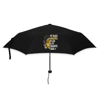 Meine schwarze Schwiegertochter ist mein Lieblingskind - - Regenschirm (klein) - Schwarz - Vorne