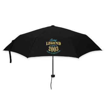 A legend was born in 2003 - Umbrella (small) - black - Front
