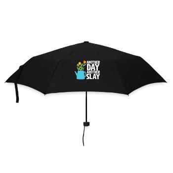 Ein anderer Tag, ein weiterer Slay, motivierend - Regenschirm (klein) - Schwarz - Vorne