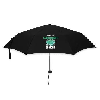Schildkröte Schildkröten - Regenschirm (klein) - Schwarz - Vorne