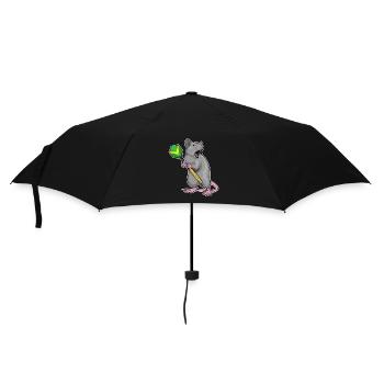 Ratte Dart Dartpfeil - Regenschirm (klein) - Schwarz - Vorne