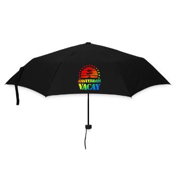 Amsterdam Holidays - Umbrella (small) - black - Front