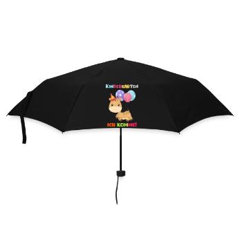 Kindergarten 2023 Ich Komme Mädchen Kita Geschenk - Regenschirm (klein) - Schwarz - Vorne