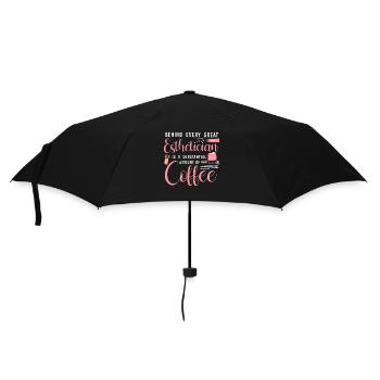 Cute Licensed Esthetician Skincare - Regenschirm (klein) - Schwarz - Vorne