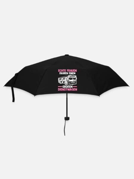 Bus Busfahrer - Regenschirm (klein) - Schwarz