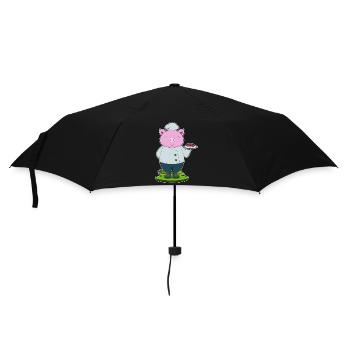 Pork Cook Meat Cooking - Umbrella (small) - black - Front