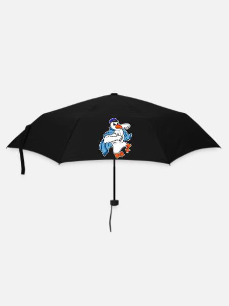Möwe Kapitän Faust - Regenschirm (klein) - Schwarz