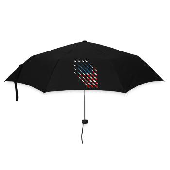 4. Juli Patriotische Hemden für Mem - USA - Regenschirm (klein) - Schwarz - Vorne