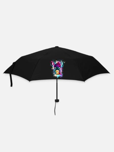 Âne - Parapluie standard - noir
