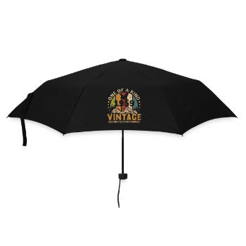 Vintage Retro 1959 Jubiläumsgeschenk 1959 - Regenschirm (klein) - Schwarz - Vorne