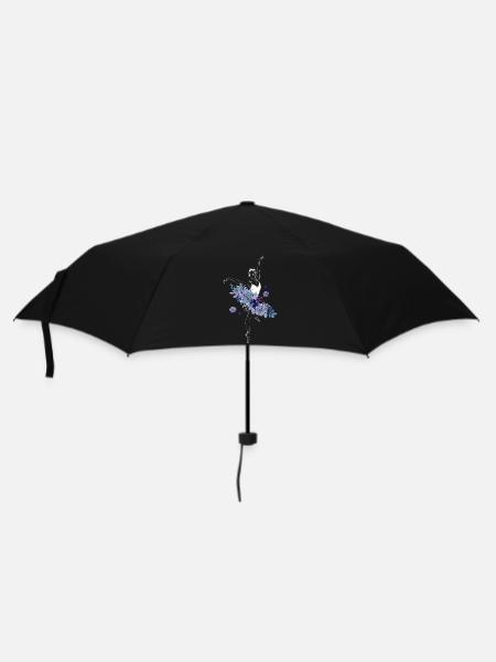 Ballet Dancer Dance Girl Ballerina - Regenschirm (klein) - Schwarz