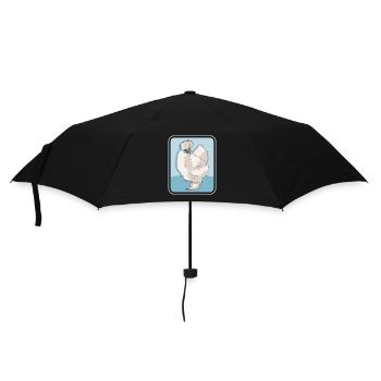 Silk Chicken Silk Chickens Silkie Chickens Gift - Umbrella (small) - black - Front