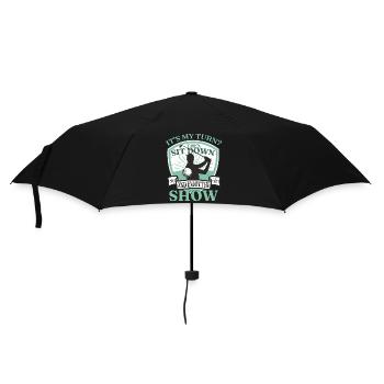 Lustiger Golf-Humor Golfspieler - Regenschirm (klein) - Schwarz - Vorne