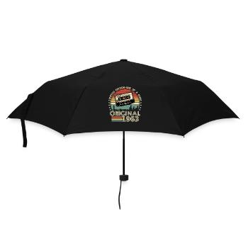 1963 Vintage Vintage Birthday Retro - Umbrella (small) - black - Front