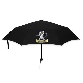 Yoga des lémuriens - Parapluie standard - noir - Devant