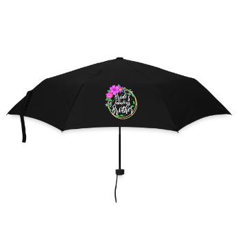 Brides fabulous Brother - Umbrella (small) - black - Front