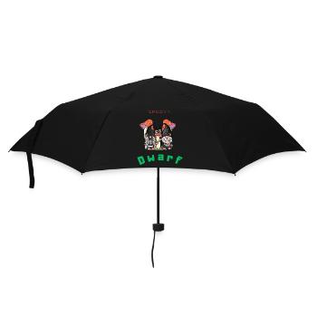 Groovy Dwarf, Skelton, Mushroom . - Umbrella (small) - black - Front