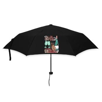 Rotwein lustiger Spruch, Redwine Beaujolais - Regenschirm (klein) - Schwarz - Vorne