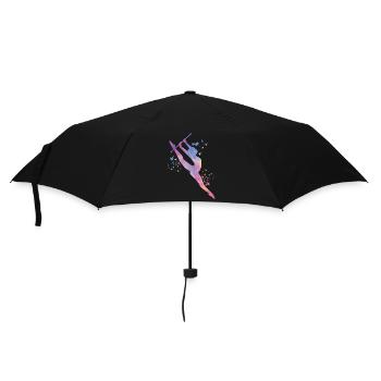 Gymnast with baton rhythmic gymnastics - Umbrella (small) - black - Front