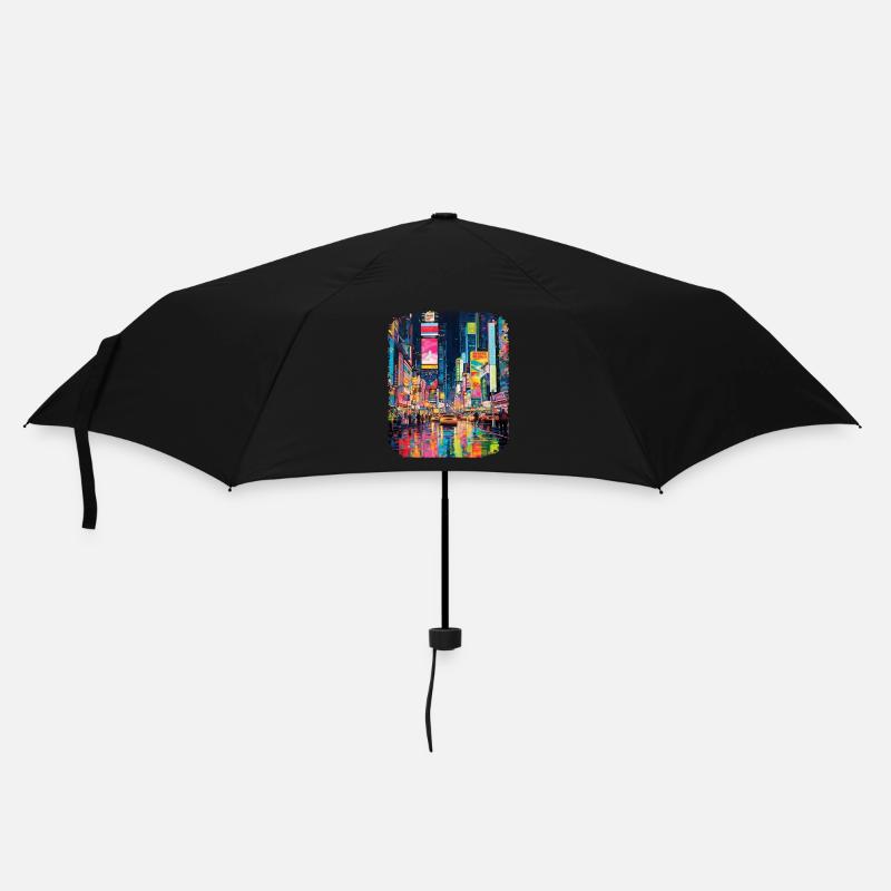 New York City - Regenschirm (klein) - Schwarz
