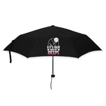 Parlons de mon entraînement musculaire biceps curls - Parapluie standard - noir - Devant