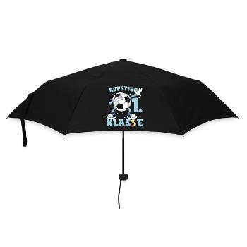 Aufstieg 1. Klasse Grundschule Schulkind - Regenschirm (klein) - Schwarz - Vorne