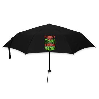 Börsenhändler Forex Trader Investor Trading - Regenschirm (klein) - Schwarz - Vorne