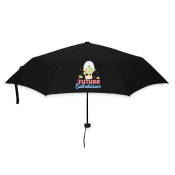 Cute Licensed Esthetician Skincare - Regenschirm (klein) - Schwarz - Vorne