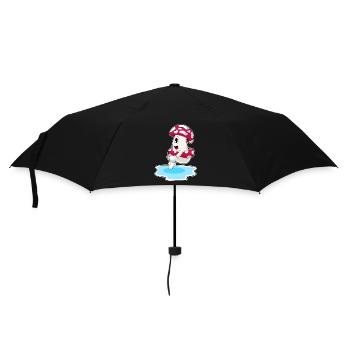 Mushroom Swimming Water Jump Summer - Umbrella (small) - black - Front