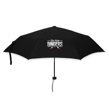 Dietitian Take Your Binders Nutrition Dietitians - Umbrella (small) - black - Front