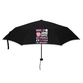 Cute Esthetician Skincare - Umbrella (small) - black - Front