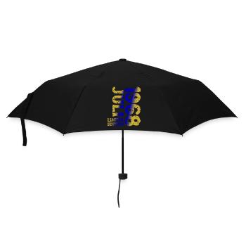1968 Juli Limited Edition Geburtstag Geschenk - Regenschirm (klein) - Schwarz - Vorne